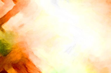 Soyut suluboya sanat eserleri. Fırça boyalı dijital resim. Renkli yaratıcı suluboya çizimi.