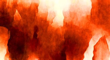 Soyut suluboya sanat eserleri. Fırça boyalı dijital resim. Renkli yaratıcı suluboya çizimi.