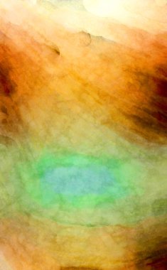 Soyut suluboya sanat eserleri. Fırça boyalı dijital resim. Renkli yaratıcı suluboya çizimi.