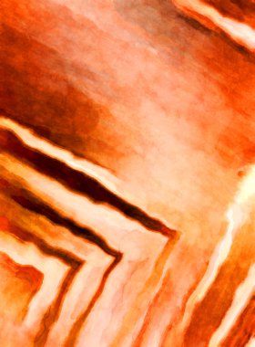 Soyut suluboya sanat eserleri. Fırça boyalı dijital resim. Renkli yaratıcı suluboya çizimi.