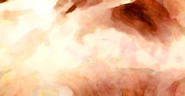 Soyut suluboya sanat eserleri. Fırça boyalı dijital resim. Renkli yaratıcı suluboya çizimi.