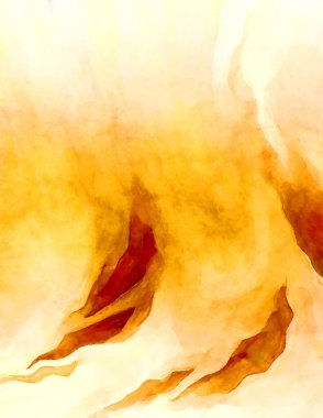 Soyut suluboya sanat eserleri. Fırça boyalı dijital resim. Renkli yaratıcı suluboya çizimi.