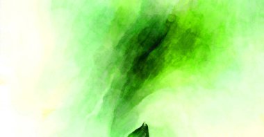 Soyut suluboya sanat eserleri. Fırça boyalı dijital resim. Renkli yaratıcı suluboya çizimi.