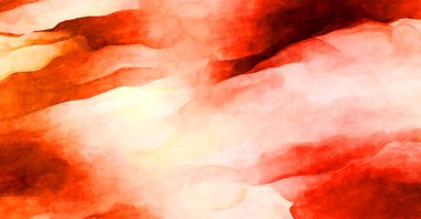 Soyut suluboya sanat eserleri. Fırça boyalı dijital resim. Renkli yaratıcı suluboya çizimi.