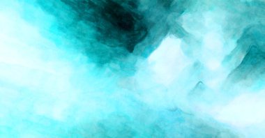 Soyut suluboya sanat eserleri. Fırça boyalı dijital resim. Renkli yaratıcı suluboya çizimi.