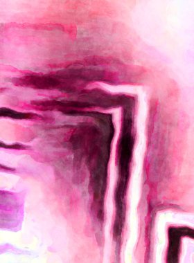 Soyut suluboya sanat eserleri. Fırça boyalı dijital resim. Renkli yaratıcı suluboya çizimi.