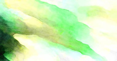 Soyut suluboya sanat eserleri. Fırça boyalı dijital resim. Renkli yaratıcı suluboya çizimi.