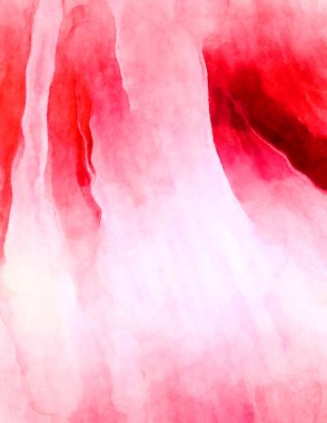 Soyut suluboya sanat eserleri. Fırça boyalı dijital resim. Renkli yaratıcı suluboya çizimi.