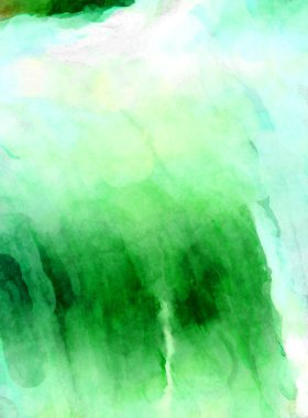 Soyut suluboya sanat eserleri. Fırça boyalı dijital resim. Renkli yaratıcı suluboya çizimi.