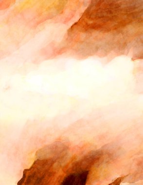 Soyut suluboya sanat eserleri. Fırça boyalı dijital resim. Renkli yaratıcı suluboya çizimi.