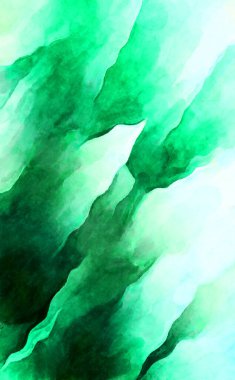 Soyut suluboya sanat eserleri. Fırça boyalı dijital resim. Renkli yaratıcı suluboya çizimi.