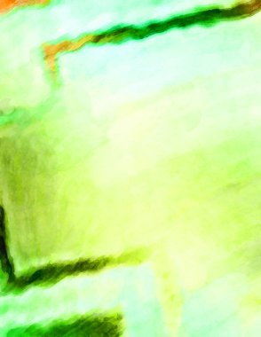 Soyut suluboya sanat eserleri. Fırça boyalı dijital resim. Renkli yaratıcı suluboya çizimi.