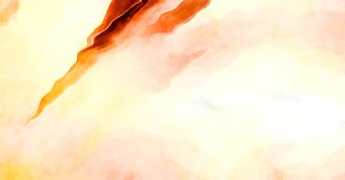 Soyut suluboya sanat eserleri. Fırça boyalı dijital resim. Renkli yaratıcı suluboya çizimi.