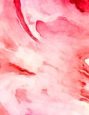 Soyut suluboya sanat eserleri. Fırça boyalı dijital resim. Renkli yaratıcı suluboya çizimi.