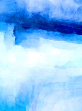 Soyut suluboya sanat eserleri. Fırça boyalı dijital resim. Renkli yaratıcı suluboya çizimi.