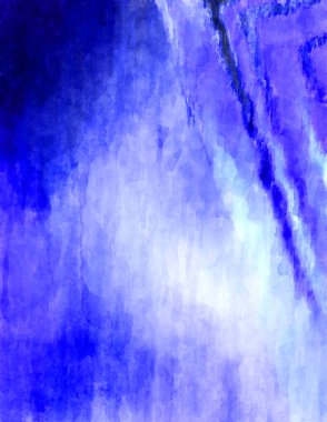 Soyut suluboya sanat eserleri. Fırça boyalı dijital resim. Renkli yaratıcı suluboya çizimi.