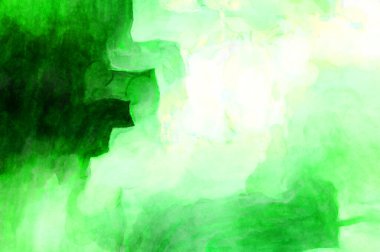 Soyut suluboya sanat eserleri. Fırça boyalı dijital resim. Renkli yaratıcı suluboya çizimi.