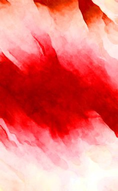 Soyut suluboya sanat eserleri. Fırça boyalı dijital resim. Renkli yaratıcı suluboya çizimi.