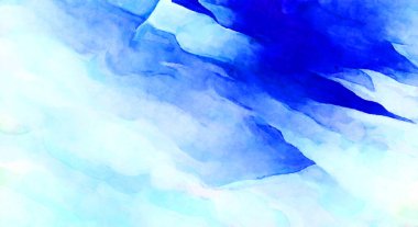 Soyut suluboya sanat eserleri. Fırça boyalı dijital resim. Renkli yaratıcı suluboya çizimi.