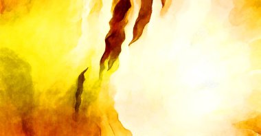 Soyut suluboya sanat eserleri. Fırça boyalı dijital resim. Renkli yaratıcı suluboya çizimi.