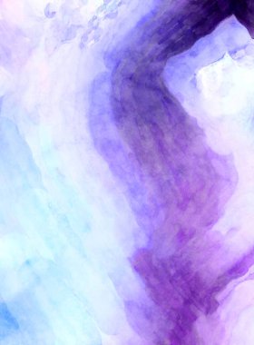 Soyut suluboya sanat eserleri. Fırça boyalı dijital resim. Renkli yaratıcı suluboya çizimi.