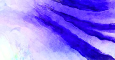 Soyut suluboya sanat eserleri. Fırça boyalı dijital resim. Renkli yaratıcı suluboya çizimi.