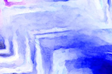 Soyut suluboya sanat eserleri. Fırça boyalı dijital resim. Renkli yaratıcı suluboya çizimi.