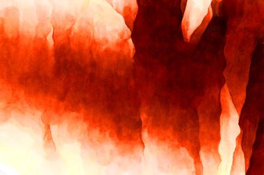 Soyut suluboya sanat eserleri. Fırça boyalı dijital resim. Renkli yaratıcı suluboya çizimi.