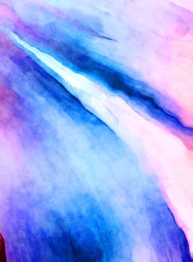 Soyut suluboya sanat eserleri. Fırça boyalı dijital resim. Renkli yaratıcı suluboya çizimi.