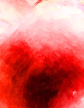 Soyut suluboya sanat eserleri. Fırça boyalı dijital resim. Renkli yaratıcı suluboya çizimi.