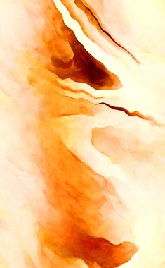 Soyut suluboya sanat eserleri. Fırça boyalı dijital resim. Renkli yaratıcı suluboya çizimi.