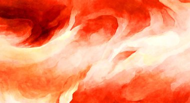 Soyut suluboya sanat eserleri. Fırça boyalı dijital resim. Renkli yaratıcı suluboya çizimi.