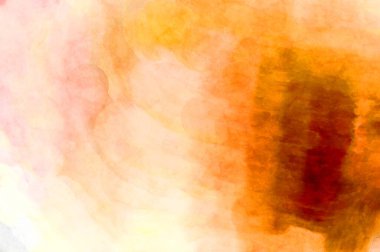 Soyut suluboya sanat eserleri. Fırça boyalı dijital resim. Renkli yaratıcı suluboya çizimi.