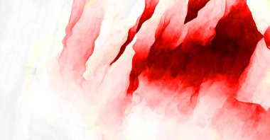 Soyut suluboya sanat eserleri. Fırça boyalı dijital resim. Renkli yaratıcı suluboya çizimi.