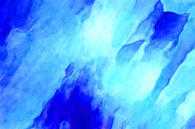 Soyut suluboya sanat eserleri. Fırça boyalı dijital resim. Renkli yaratıcı suluboya çizimi.