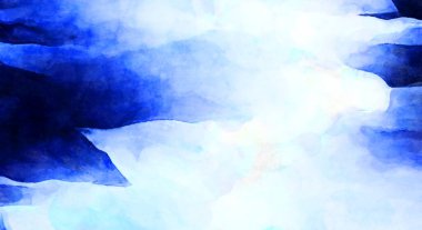 Soyut suluboya sanat eserleri. Fırça boyalı dijital resim. Renkli yaratıcı suluboya çizimi.