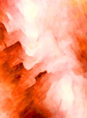 Soyut suluboya sanat eserleri. Fırça boyalı dijital resim. Renkli yaratıcı suluboya çizimi.