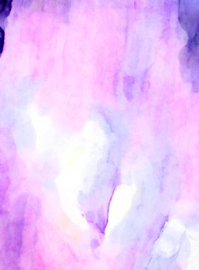 Soyut suluboya sanat eserleri. Fırça boyalı dijital resim. Renkli yaratıcı suluboya çizimi.