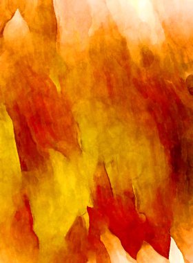 Soyut suluboya sanat eserleri. Fırça boyalı dijital resim. Renkli yaratıcı suluboya çizimi.