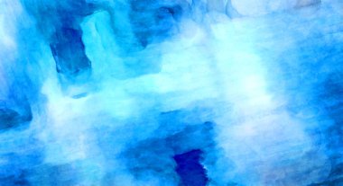 Soyut suluboya sanat eserleri. Fırça boyalı dijital resim. Renkli yaratıcı suluboya çizimi.