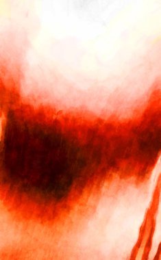 Soyut suluboya sanat eserleri. Fırça boyalı dijital resim. Renkli yaratıcı suluboya çizimi.