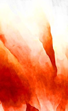 Soyut suluboya sanat eserleri. Fırça boyalı dijital resim. Renkli yaratıcı suluboya çizimi.