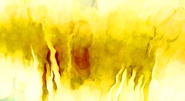 Soyut suluboya sanat eserleri. Fırça boyalı dijital resim. Renkli yaratıcı suluboya çizimi.