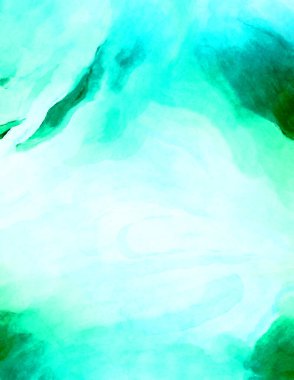 Soyut suluboya sanat eserleri. Fırça boyalı dijital resim. Renkli yaratıcı suluboya çizimi.