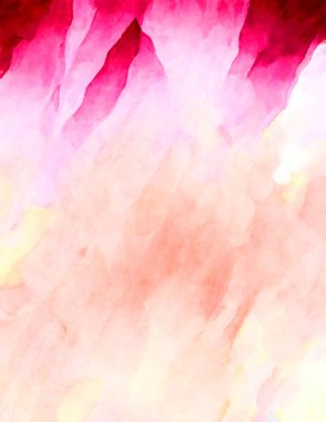 Soyut suluboya sanat eserleri. Fırça boyalı dijital resim. Renkli yaratıcı suluboya çizimi.