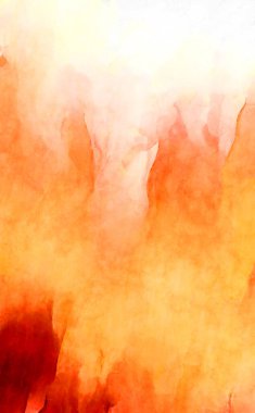 Soyut suluboya sanat eserleri. Fırça boyalı dijital resim. Renkli yaratıcı suluboya çizimi.