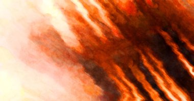 Soyut suluboya sanat eserleri. Fırça boyalı dijital resim. Renkli yaratıcı suluboya çizimi.