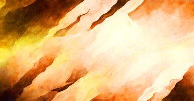 Soyut suluboya sanat eserleri. Fırça boyalı dijital resim. Renkli yaratıcı suluboya çizimi.