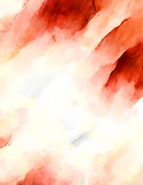 Soyut suluboya sanat eserleri. Fırça boyalı dijital resim. Renkli yaratıcı suluboya çizimi.