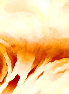 Soyut suluboya sanat eserleri. Fırça boyalı dijital resim. Renkli yaratıcı suluboya çizimi.